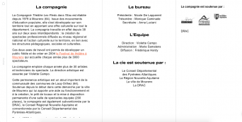 Cie Les pieds dans l'eau